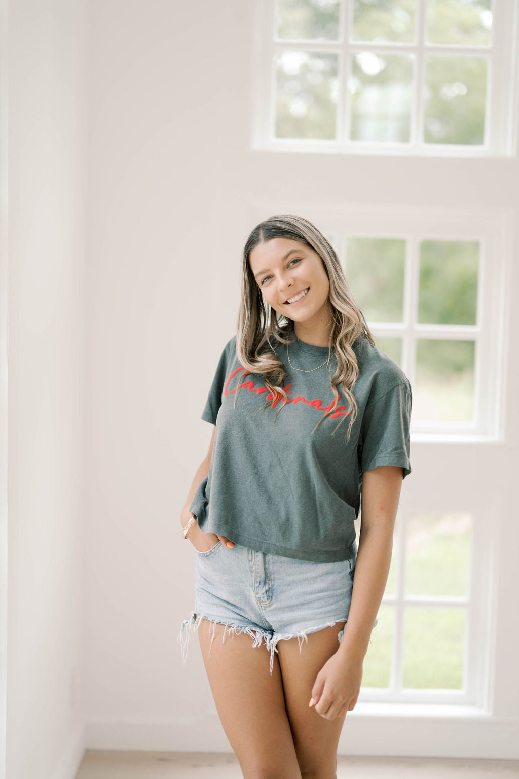 Cardinals Cropped Tee