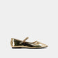 ShuShop - ADDISON Gold Ballet Flat