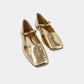 ShuShop - ADDISON Gold Ballet Flat