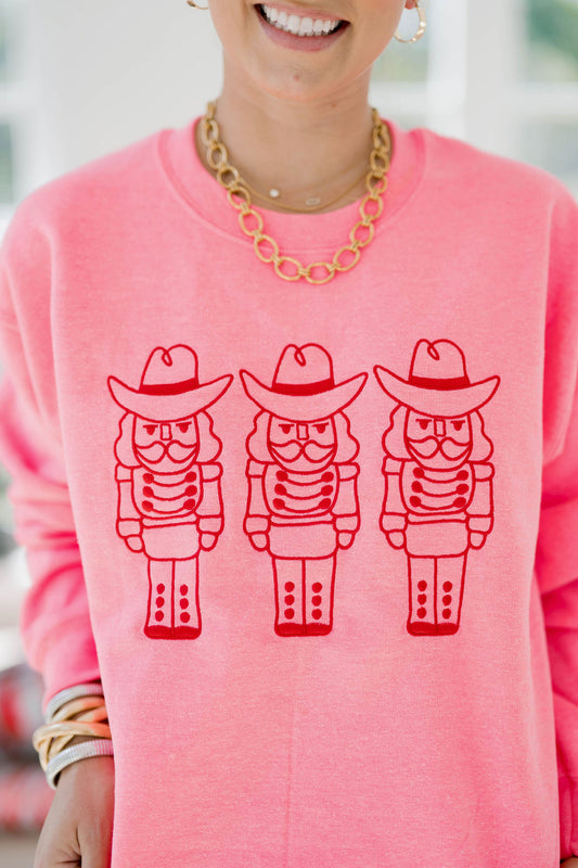 Nutcracker Pink/Red Sweatshirt