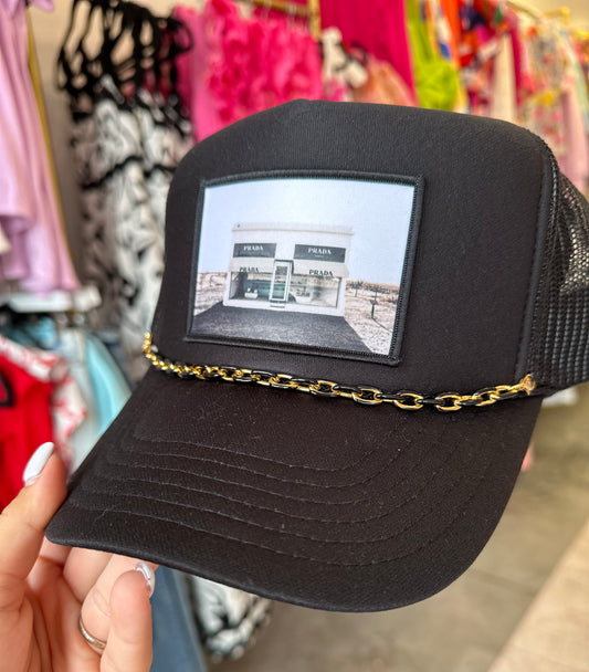 Marfa Black Trucker Hat