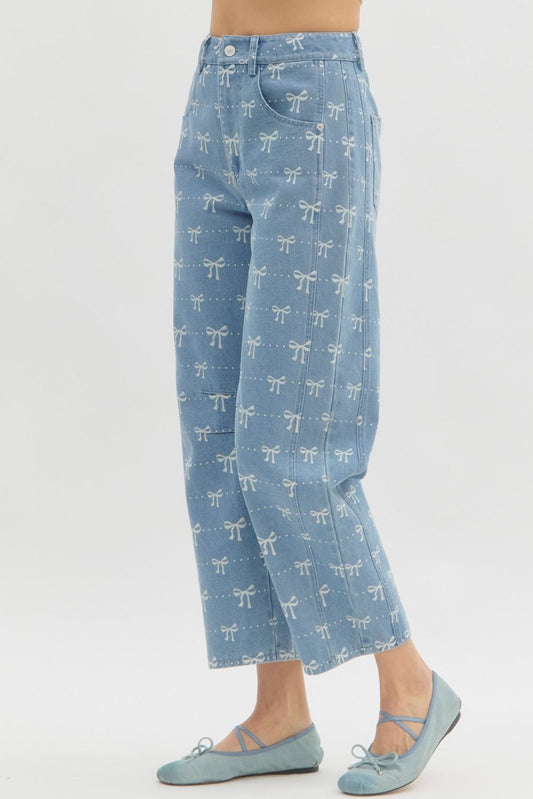 Bow Happy Jeans