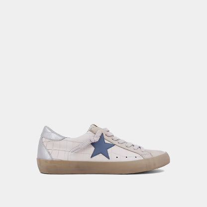 ShuShop - Paula Beige Croco Star Sneaker