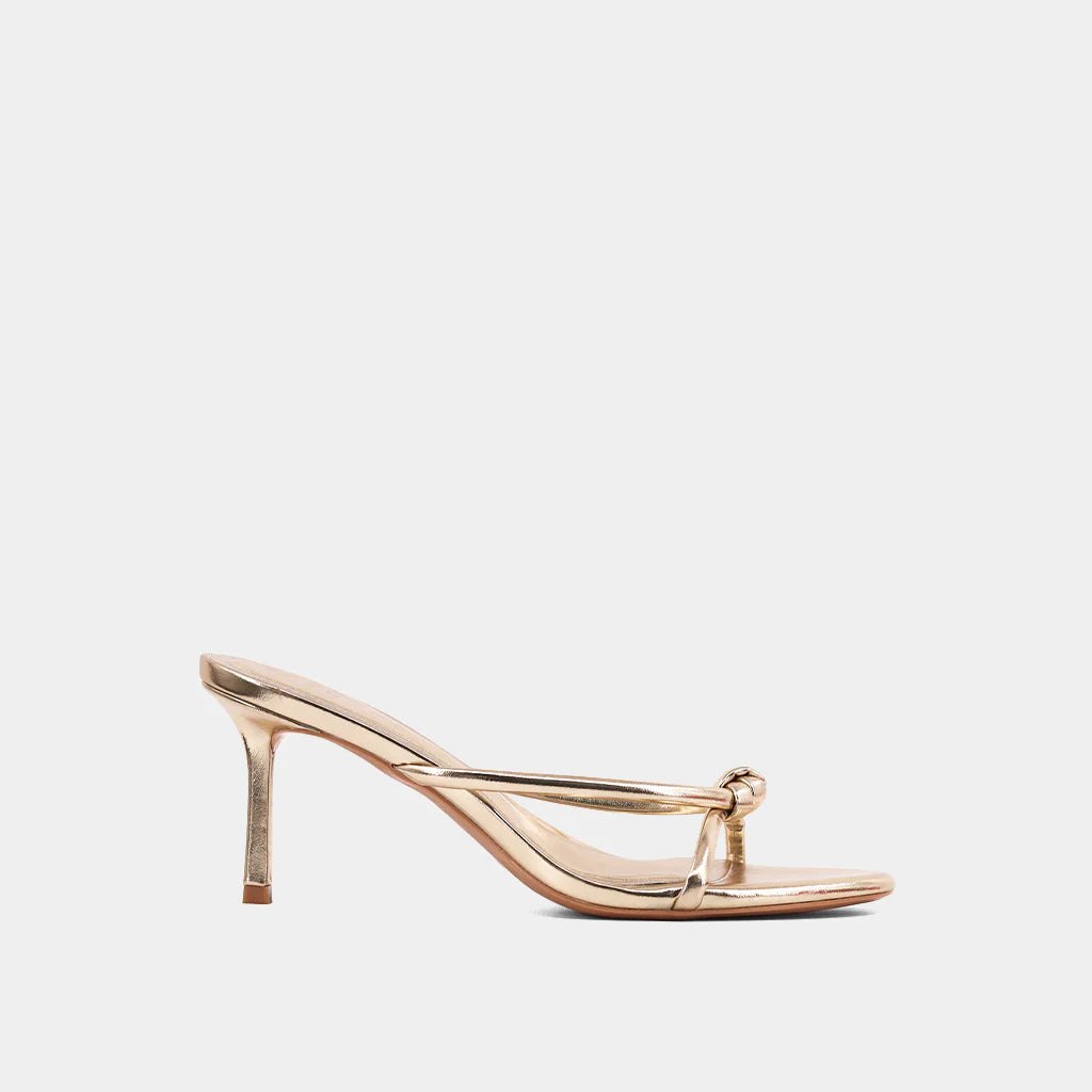 ShuShop - Heidi Metallic Gold Heel