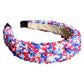 All That Glitters Red/White & Blue Headband