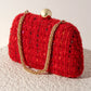 Lana Minaudiere Red Clutch