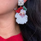 Red Santa Earrings