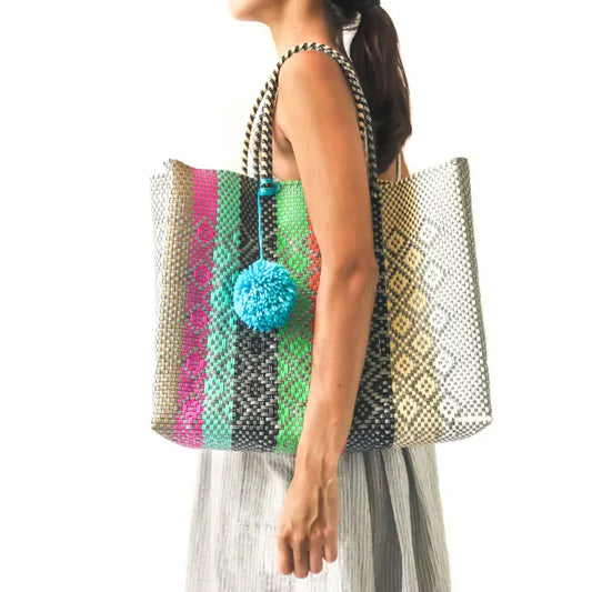 Maya Woven Super Tote