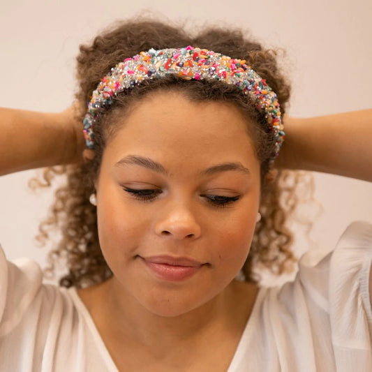 All That Glitters Multi/Silver Headband