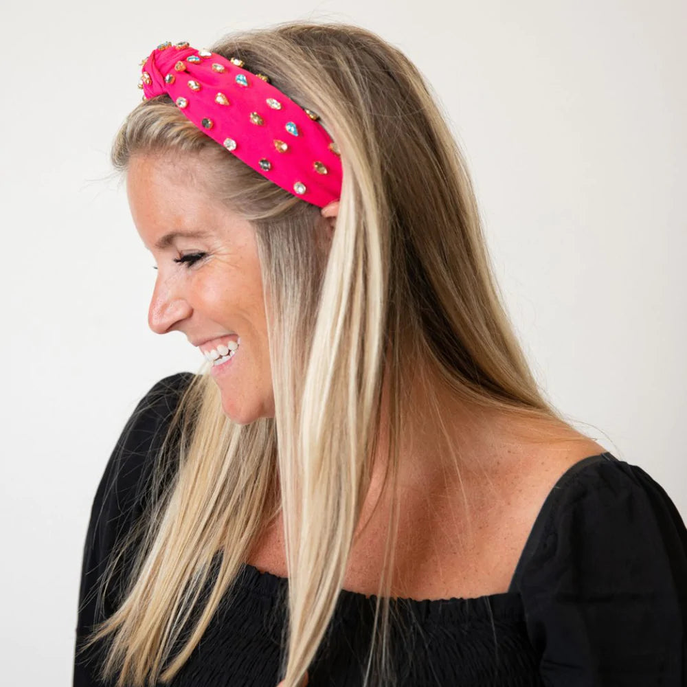 Hot Pink Gem Headband